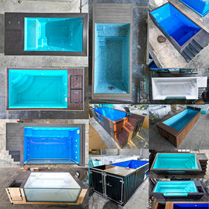 Piscina Prefabricada de Fibra de Vidrio Resistente a la Corrosión para Exteriores con Bomba Inteligente Lista para Usar, Piscina SPA Familiar Personalizable - Product Image 3