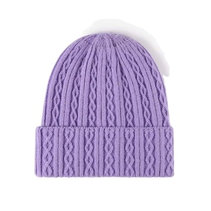 Wholesale New Arrival Beanie Cap Custom Logo High Quality Beanie Cap Knitted Wholesale Unisex Winter Warm Beanies Cap BY HI 2026 - Product Image 3
