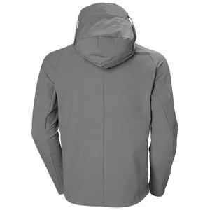 Veste coupe-vent softshell pour hommes de haute qualité coupe ajustée décontractée automne hiver extérieur imperméable polyester nouvel état air - Product Image 6