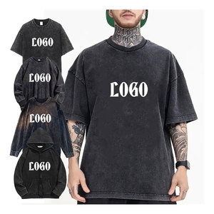 Short Sleeve Pakistan Made <b>T</b> <b>Shirt</b> 100% Cotton 220GSM <b>Thick</b> Acid Wash Hip Hop Cotton Men Blank Men's <b>T</b>-<b>shirts</b> 2025 - Product Image 4