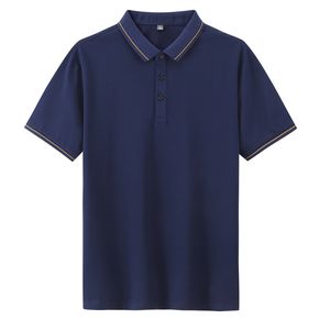 Venta al por mayor de tallas grandes de los hombres de golf de impresión para Polos de tela de punto de algodón poliéster características deportivas en blanco - Product Image 5