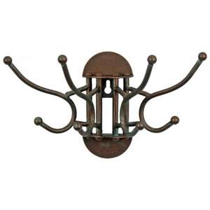 Elegant Wrought Iron Wall Hooks with Intricate Designs for Enhancing the Look of Any Room in Your <b>House</b> or Office - Product Image 6