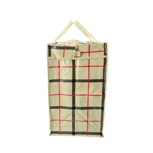 Sac de voyage décontracté pliable, grande capacité, résistant à l'eau, écologique, léger et durable en tissu tissé PP - Product Image 3