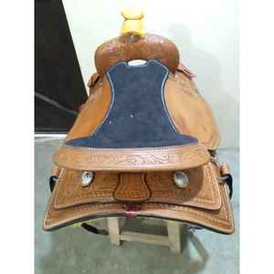 2024 meilleure vente selle de dressage en cuir américain en cuir véritable selle de cheval anglais occidental pour l'équitation - Product Image 2