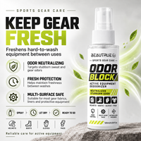 Désodorisant OEM pour équipement de football, spray éliminateur d'odeurs pour casques, protections, gants, crampons, bottes, sacs de sport – Soin rafraîchissant