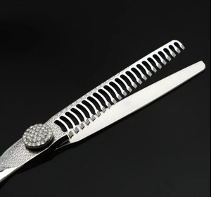 Barbier comprenant des ciseaux amincissants Ciseaux de bord de rasoir et rasoir de rasage Outils de salon de coiffure professionnels - Product Image 4