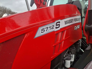 รถแทรกเตอร์ Massey Ferguson 5712S ขับเคลื่อน 4 ล้อ พร้อมที่ตักด้านหน้า สีแดง รถแทรกเตอร์สำหรับงานเกษตร ขายพร้อมส่ง - Product Image 4