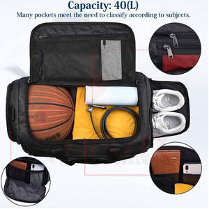 Logo personnalisé Sport de plein air sac à dos sac de voyage étanche polochon sec avec fermeture à glissière - Product Image 2