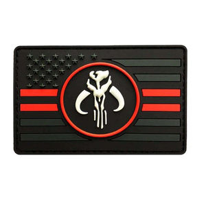 Parches de Goma con Relieve 3D Personalizados con Diseño de Flores para Gorras - Accesorios de Moda Táctica de PVC Suave para Coser - Product Image 4