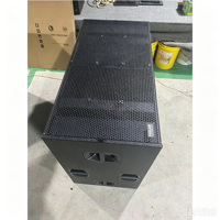 SUB-218 2x18 pouces 1600W Caisson de basses actif Haut-parleur de basses Système de sonorisation DJ Double caisson de basses de 18 pouces