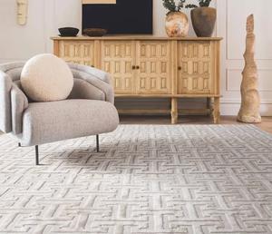 Compre una alfombra con mechones de alta calidad, hecha a mano, multicolor, con mechones de lana, corte de bucle, sala de estar alfombra para, hoteles y espacios comerciales - Product Image 1