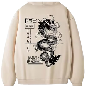 Sweat-shirt unisexe en molleton français épais respirant de qualité supérieure, imprimé numériquement, coupe oversize, style streetwear, pour l'hiver - Product Image 3