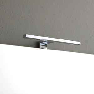 Ensemble de meubles de salle de bain suspendus au mur en bois moderne deux pièces KORICINI Miami Forest White 60 cm - Product Image 5