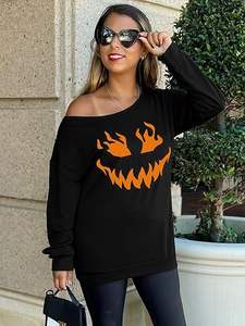 Sudadera de manga larga para mujer, Jersey suave y cómodo de tono pastel sólido, perfecto para ropa de calle elegante - Product Image 4