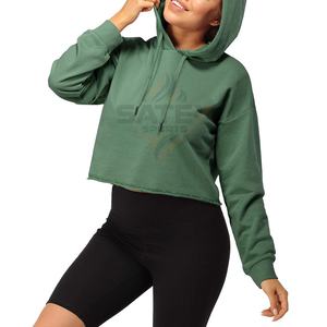 Sudadera con Capucha de Invierno para Mujer, Estilo Nuevo, Logotipo Frontal Personalizado, Tela de Felpa, Ropa Deportiva de Alta Calidad, Diseño Casual Liso - Product Image 3