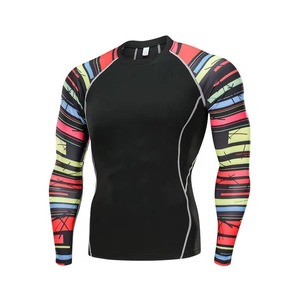 Vêtements de compression respirants de haute qualité pour hommes avec logo personnalisé Design Rush Guard avec camouflage pour le fitness - Product Image 6