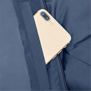 Nouvelle arrivée Veste matelassée imperméable à capuche pour homme 2025 Design personnalisable brillant matelassé à bulles Veste coupe-vent d'hiver - Product Image 3