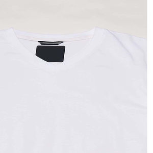 Tout nouveau 100% coton T-Shirt respirant solide à motifs ajusté Jersey ONeck Design Wholesale Customized Casual Knitted Fabric - Product Image 5