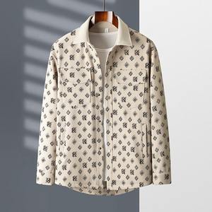 Vente en gros bombardier réversible doudoune coupe-vent polaire trench-coat col rabattu à manches longues vestes décontractées à sublimation - Product Image 4