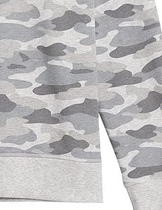 Sudaderas de gran tamaño de peso pesado OEM personalizadas más vendidas, jersey de cuello redondo Vintage de camuflaje para mujer, sudadera transpirable - Product Image 4