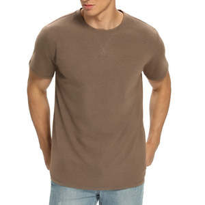 T-shirts pour hommes en coton 100% à manches courtes, respirants, coupe ample, sérigraphie personnalisée pour l'été - Product Image 4