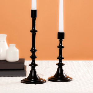 Wooden Six Column Candle Holder Suitable For Home Decor Table Centerpiece And Festive Lighting Handcrafted From India - Product Image 3