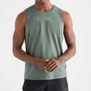 <b>Men</b> <b>tank</b> <b>top</b> <b>Men</b> Solid Color Breathable <b>Tank</b> <b>Top</b> O-Neck Casual Knitted Sleeveless Vest Green cheap rate lightweight <b>men</b> <b>tank</b> <b>top</b> - Product Image 1