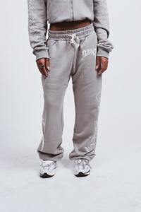 Pantalones Deportivos de Cintura Alta para Mujer, Tendencia 2026, Estilo Urbano Holgado, Desgastado, Lavado, Grueso, de Algodón para Invierno - Product Image 5