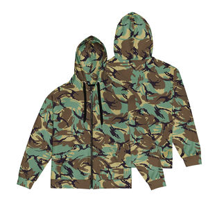 Sudadera con Capucha de Camuflaje para Hombre, 330 Gsm, de Algodón y Poliéster, Estilo Holgado, para Entrenamiento al Aire Libre, con Diseño y Talla Personalizados - Product Image 3