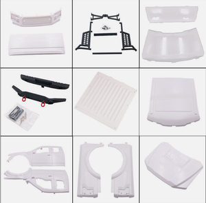 KYX modifica <span class=keywords><strong>DIY</strong></span> <span class=keywords><strong>RC</strong></span> modello Ford Hard <span class=keywords><strong>Shell</strong></span> per camion interasse 324mm con paraurti anteriore e posteriore Short <span class=keywords><strong>Shell</strong></span> per camion - Product Image 6