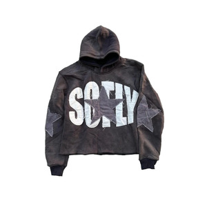 Logotipo personalizado de fábrica 500 Gsm Heavy Double Layer Hoodie Hombres Warm Street Wear Sudaderas con capucha de moda - Product Image 1