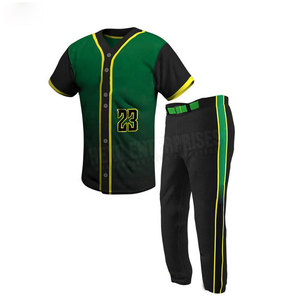 Uniforme de béisbol deportivo de talla grande con impresión de logotipo y nombre de equipo personalizado - Product Image 1