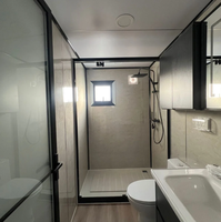Maison conteneur extensible de 20 pieds, préfabriquée, modulaire, petite maison avec salle de bain et cuisine |   Cabine portable sur mesure, directement de l'usine