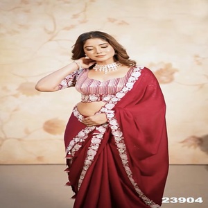 ชุดปาร์ตี้ปกติผ้าซาตินผ้าชีฟองพิมพ์ลายปักชุดชาติพันธุ์ล่าสุดอินเทรนด์สุดพิเศษ - Product Image 1