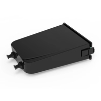 40G 100G MPO/MTP Módulo MPO MTP Montado en Rack de 19 pulgadas MPO/12F OM4 Panel de conexión de fibra óptica de 3,0mm