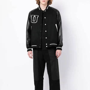 Chaqueta Universitaria para Hombre, Tela de Lona, Logotipo Frontal, Ligera, Informal, para Invierno - Product Image 2