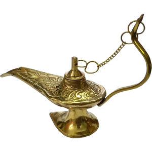 ทองเหลืองอาหรับนูนโคมไฟ Aladdin ธรรมดาขัดโบราณออกแบบ Aladdin โคมไฟของขวัญขายผู้ผลิตอินเดียและผู้ผลิต - Product Image 2