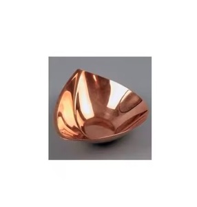Tazón de Cobre Martillado 100% Puro y Brillante, Tazón de Metal de Diseño para Servir Frutas y Utensilios de Cocina, Tazón para Mezclar, Gran Venta - Product Image 5