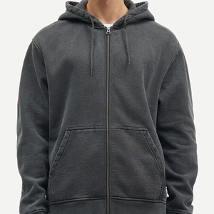 Sudadera con capucha y cremallera para hombre, informal, moderna, transpirable, de forro polar suave, manga larga, para exteriores, invierno, ropa de calle, uso diario, cómoda, activa y a la moda. - Product Image 1