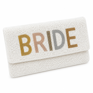 Pochette de Soirée Mariage de Luxe Faite à la Main Personnalisée pour Mariée, Sac à Main Perlé avec Nom Personnalisé, Sac à Perles pour Femme, Vente en Gros OEM ODM - Product Image 2