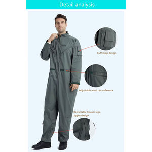 Customized Protective Breathable Dustproof Safety <b>Overall</b> Suit Spraying Painting Professionals Multi purpose Work Coveralls - Product Image 2