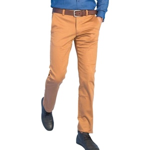 Pantalons chino pour hommes au design décontracté exclusif, logo personnalisé, prix premium bon marché, vente en gros, OEM, exportation, haute qualité - Product Image 1