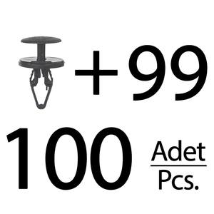 Clips de capot et de calandre pour Opel, Ford, Land Rover - 100 pièces - Product Image 1