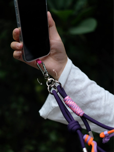 Nouvelle Sangle Réglable pour Téléphone Portable, Bandoulière Multifonctionnelle en Paracorde Tressée Faite Main, Cadeau Promotionnel pour l'Extérieur - Product Image 3