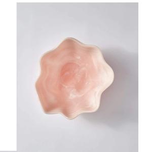 Tazón de Resina para Servir a Precio Accesible, Estilo Único, Tazón de Frutas de Resina con Remolino Blanco para Decoración de Mesa, Tazones de Ensalada de Resina Personalizados - Product Image 2