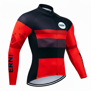 Veste de cyclisme 2026 unisexe légère coupe-vent respirante imprimée 100% polyester maillot de vélo vêtements de cyclisme d'équipe - Product Image 1
