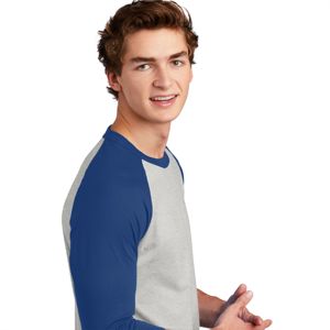 Jersey raglán elegante para hombres Cómodo y transpirable Ideal para deportes y ropa informal - Product Image 3