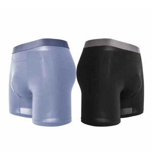 Calzoncillos bóxer para hombre de algodón OEM con logotipo personalizado 2025, ropa interior cómoda y transpirable de cintura media a la moda, bóxer de talla grande y alta calidad - Product Image 6