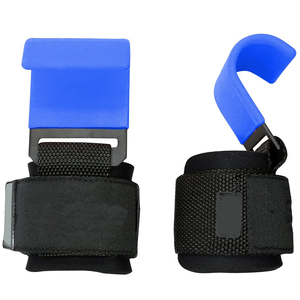 High Quality Non-slip Exercise Gym Wrist <b>Straps</b> Sport Fitness Weightlifting Wrist Wraps With Hook for Sale - Product Image 5