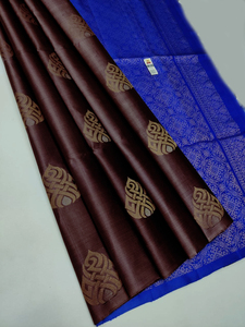 FABZONE Nylon Silk Kanchivaram Pethani <b>Saree</b> for Women Adults Elegant Party Wear in Indian & Pakistani Style In-Stock - Product Image 6